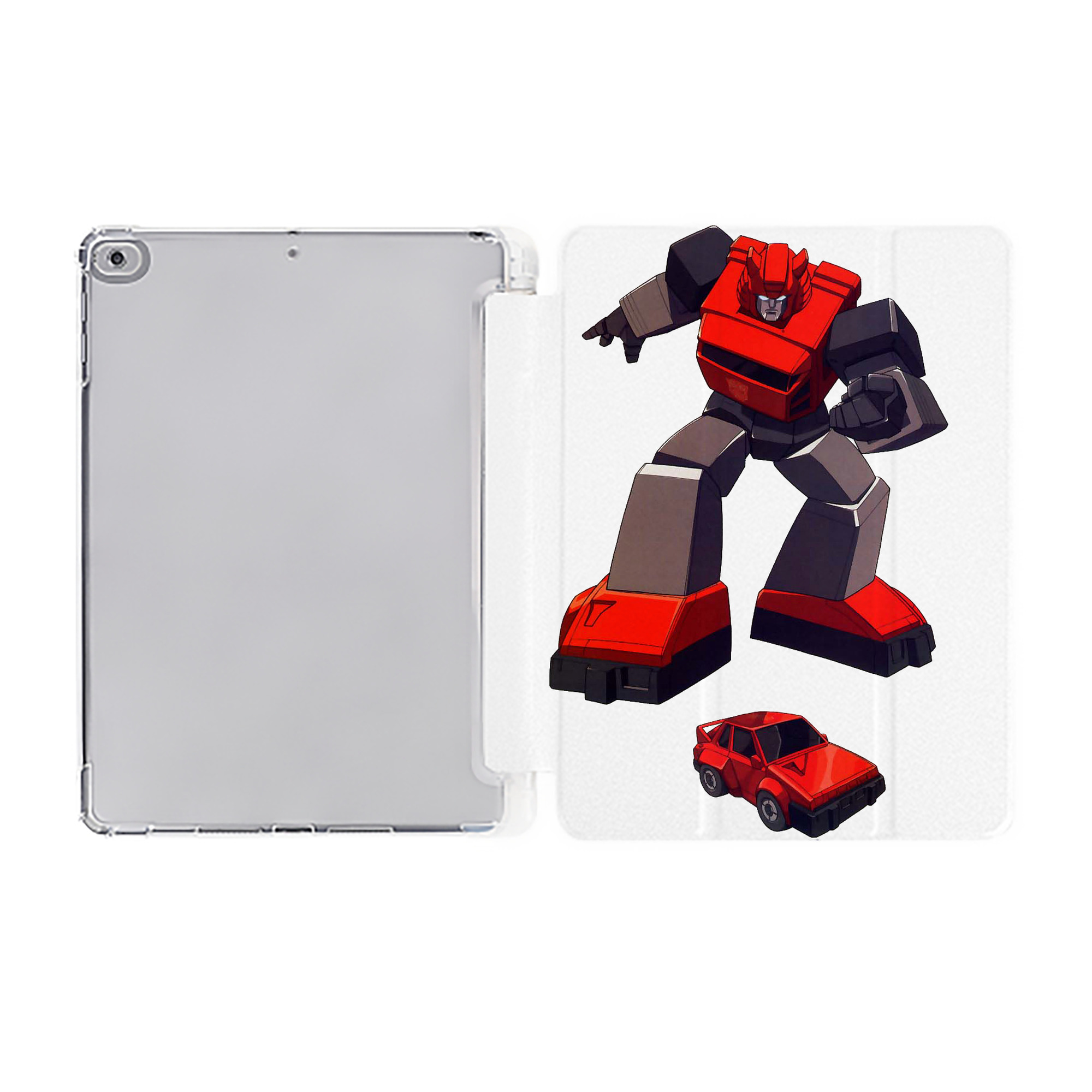 （画像用）  IPad ケース ペン収納付き 三つ折りスタンド PUレザー×シリコン 対応機種9.5/10.5/10.9インチ